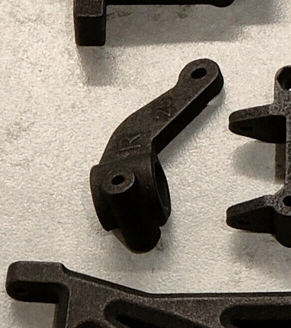 Losi XX steering blocks, 25°, pair