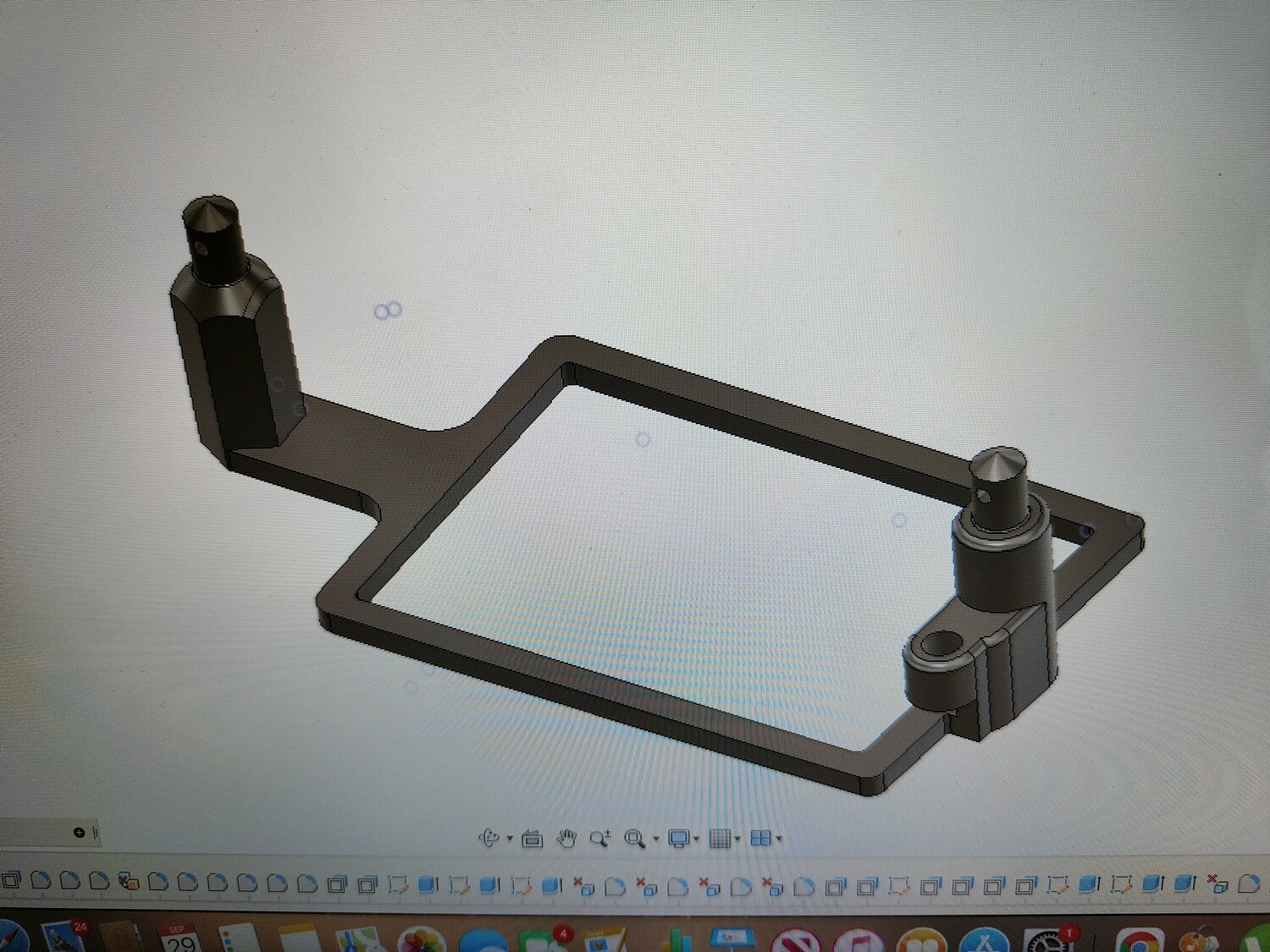 Yokomo Works  91/92 saddle pack LiPo holder, pair