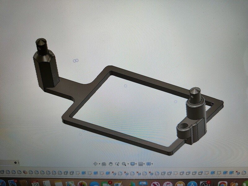Yokomo Works  91/92 saddle pack LiPo holder, pair