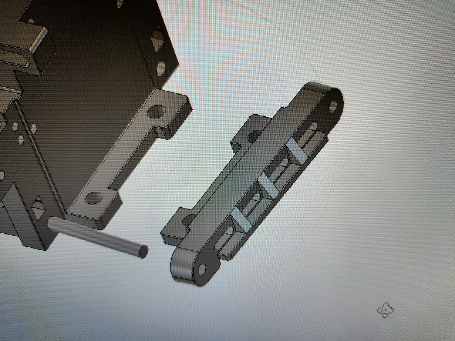 Losi JrX series rear pivot support #3