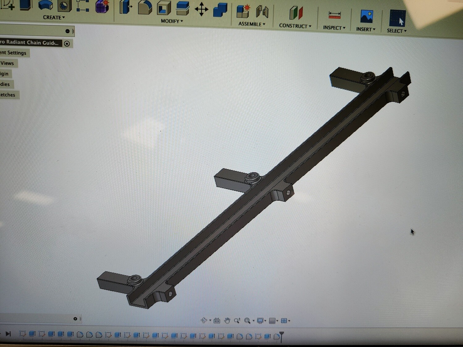 AYK Radiant/ Pro Radiant lower chain guide