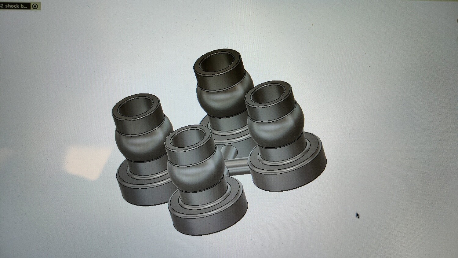 Team Associated RC10 B2/B3/B4 upper shock bushings, set of 4