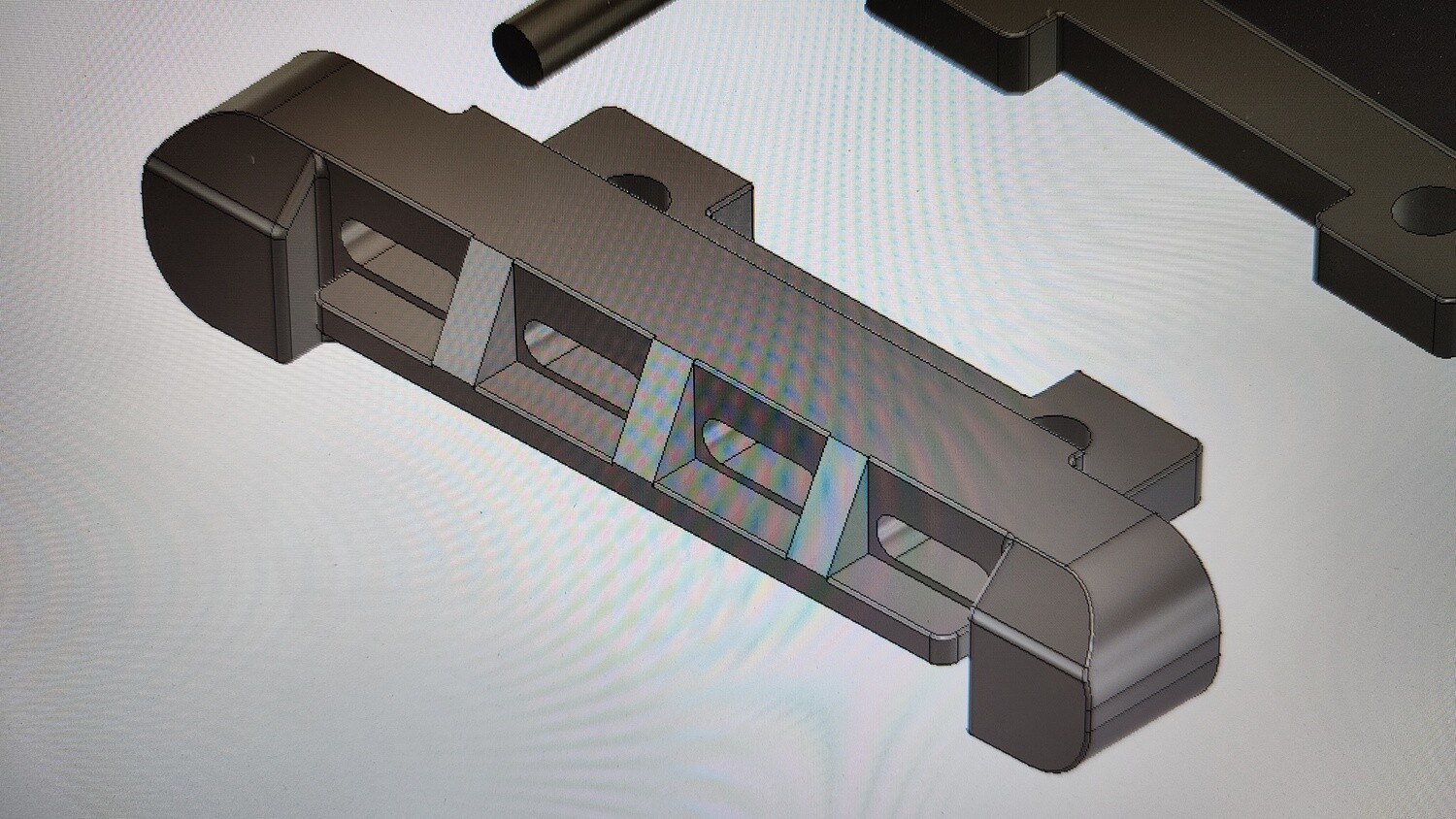 Losi JrX series rear pivot support #2 modified