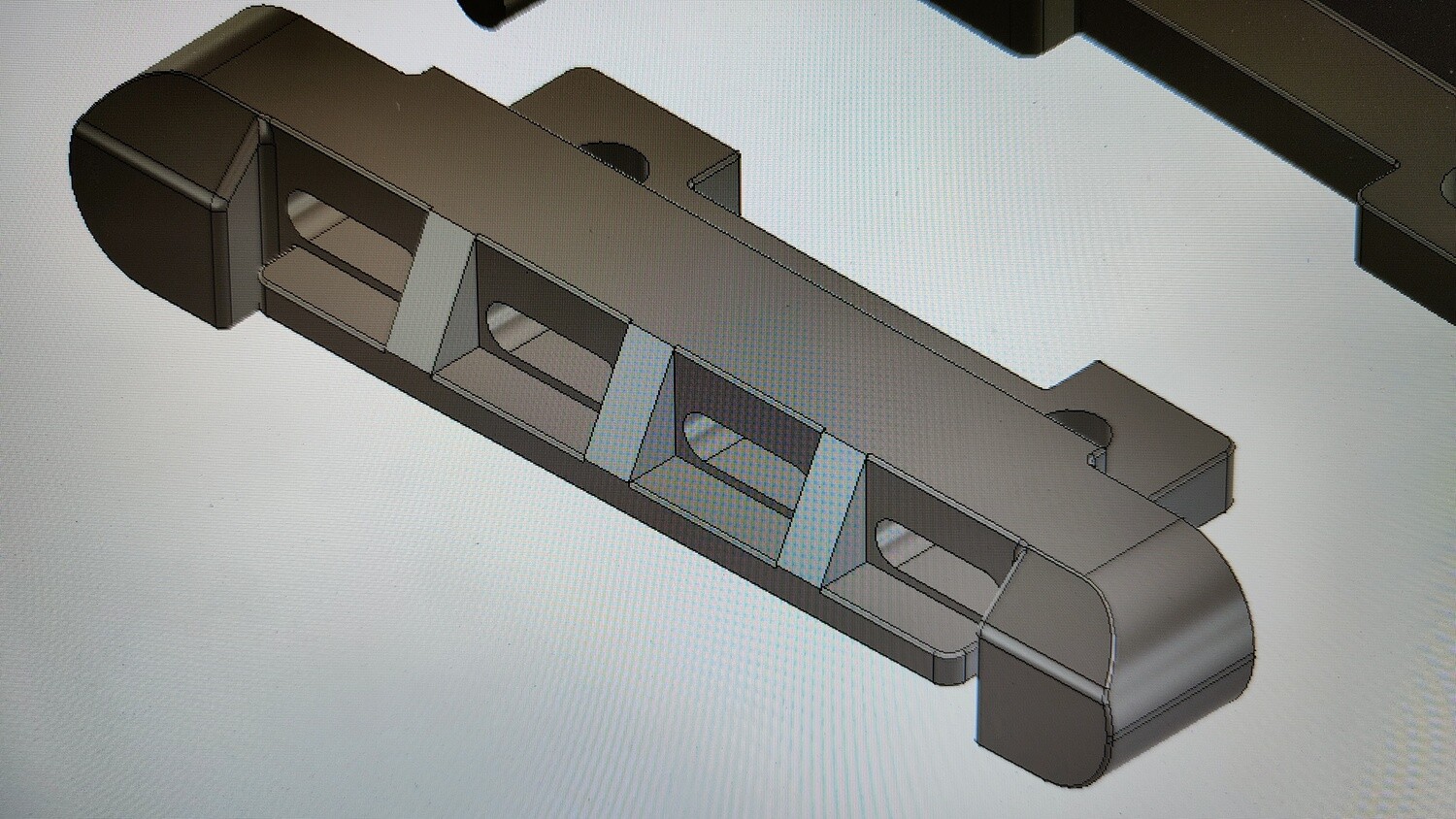 Losi JrX series rear pivot support #3 modified