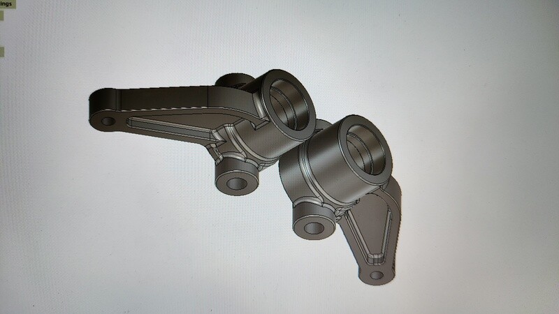 Yokomo MX4/ MR4BC steering knuckles, pair