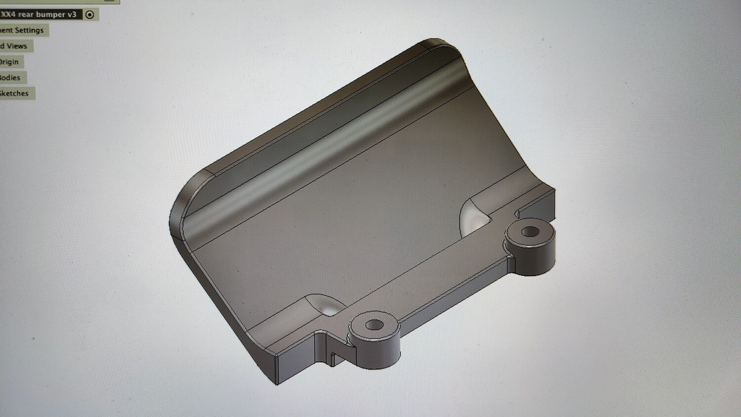 Losi XX4 rear bumper