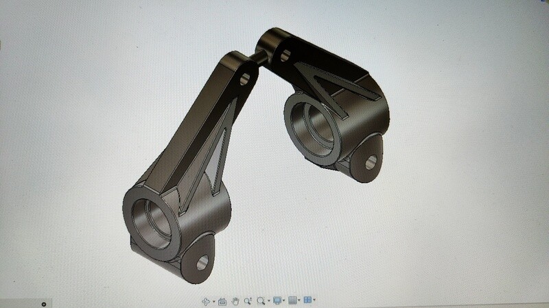 Schumacher Cat/ Cougar 2000EC rear uprights pr