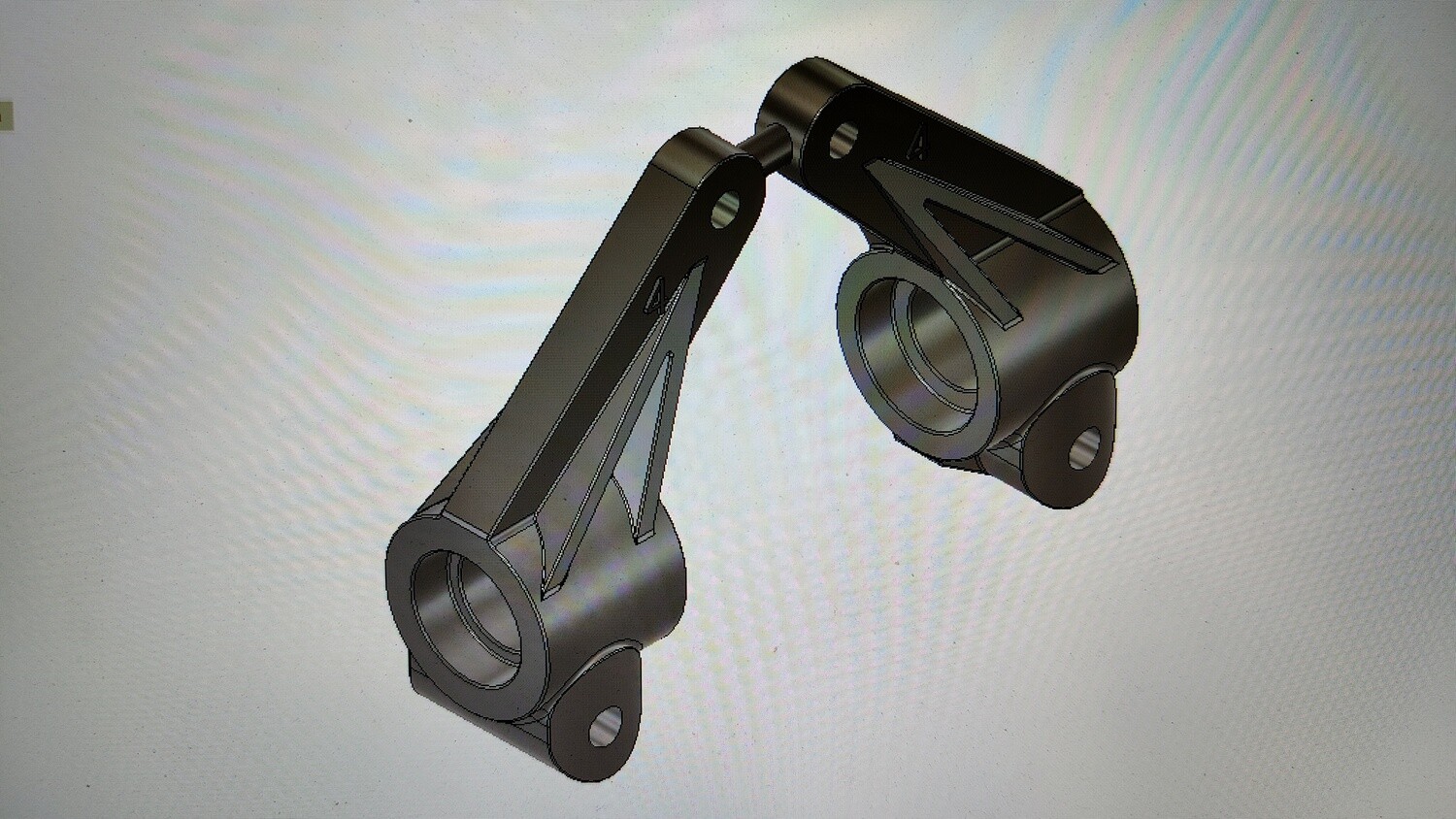 Schumacher Cat/ Cougar 2000EC rear uprights, 4° toe, pr
