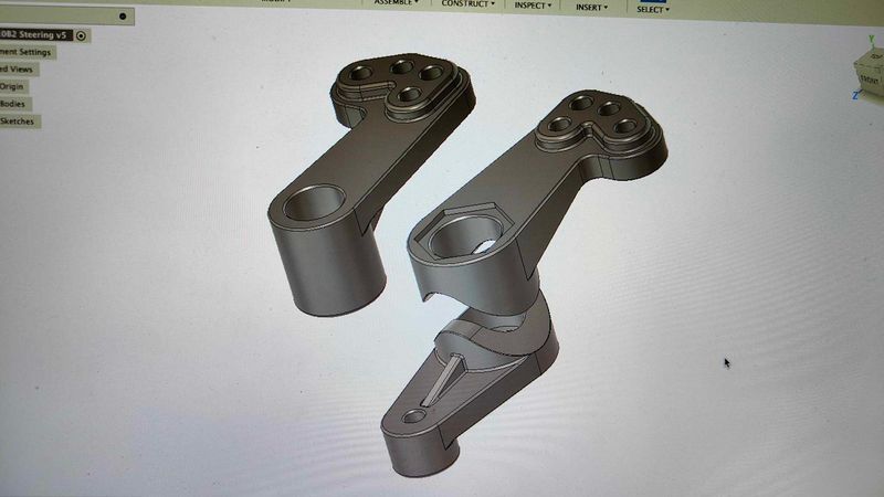 Team Associated RC10 B2/B3 steering parts