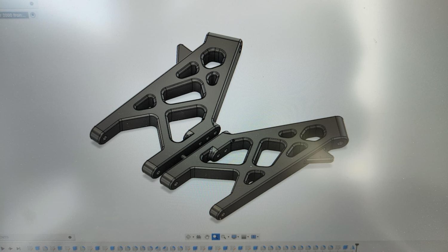 Schumacher Cougar 2000 SACS front arms, pair