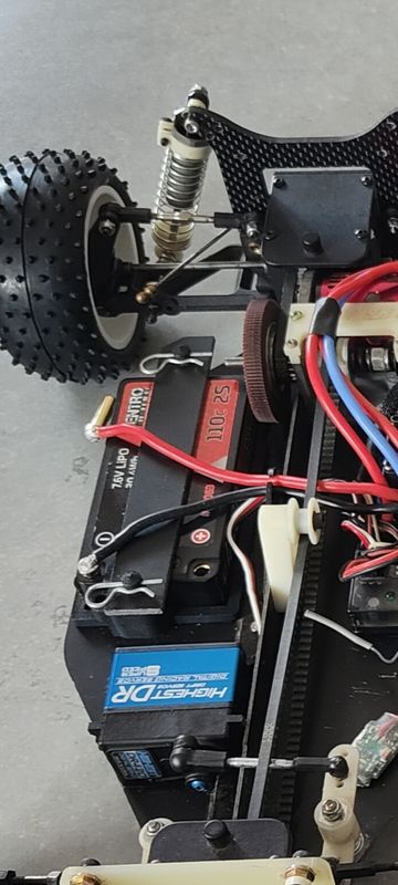 Yokomo 870c ULCG shorty LiPo holder
