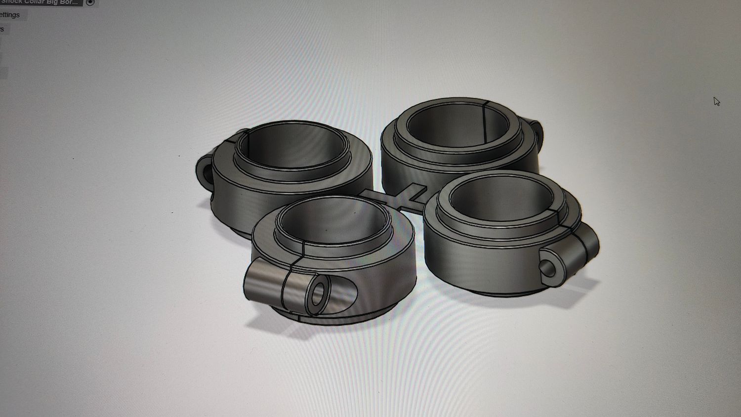 Losi shock collars for big bore springs