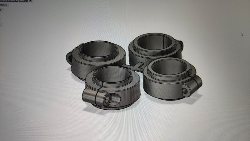 Losi shock collars for big bore springs