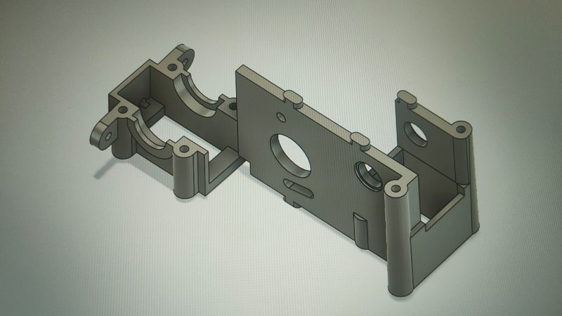 Schumacher Cat 2000 motor mount/ rear bulkhead Schumacher Cat 2000 motor mount/ rear bulkhead