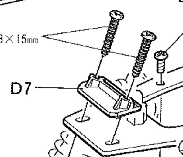 Tamiya Dyna Storm D7 top plate Tamiya Dyna Storm D7 top plate