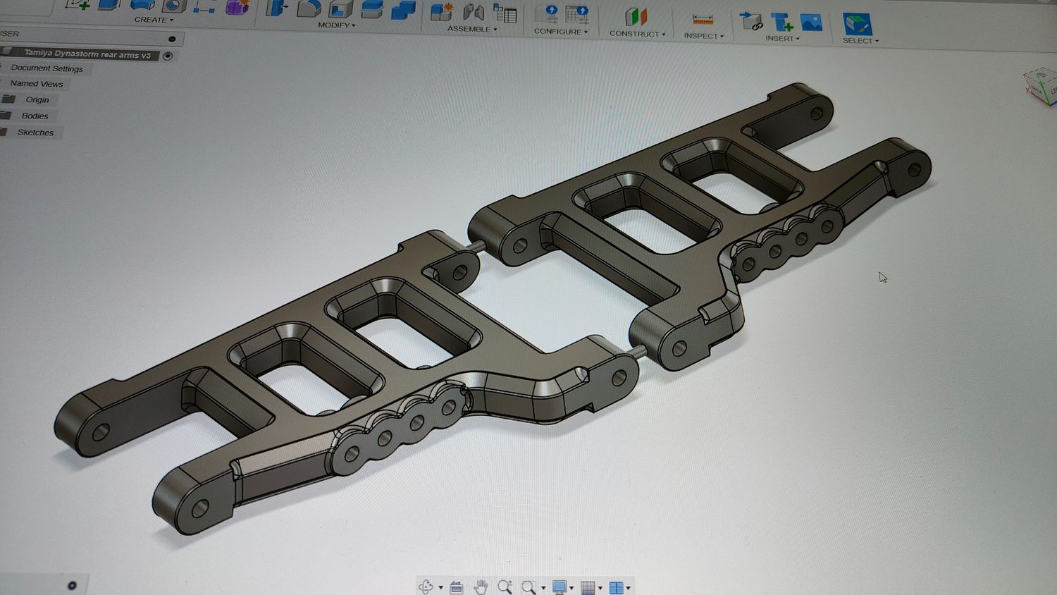 Tamiya Dyna Storm rear arms Tamiya Dyna Storm rear arms