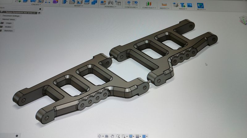 Tamiya Dyna Storm rear arms Tamiya Dyna Storm rear arms