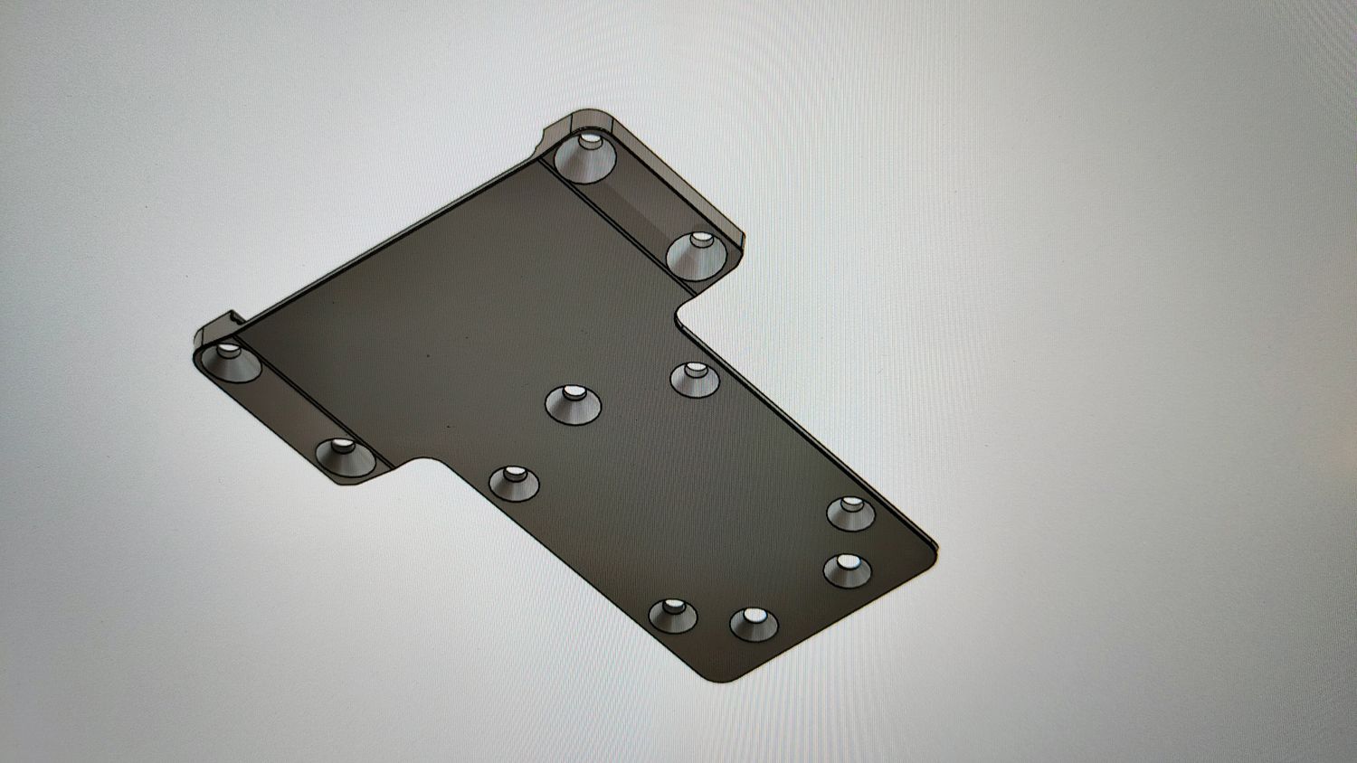 Losi XXX rear pivot plate