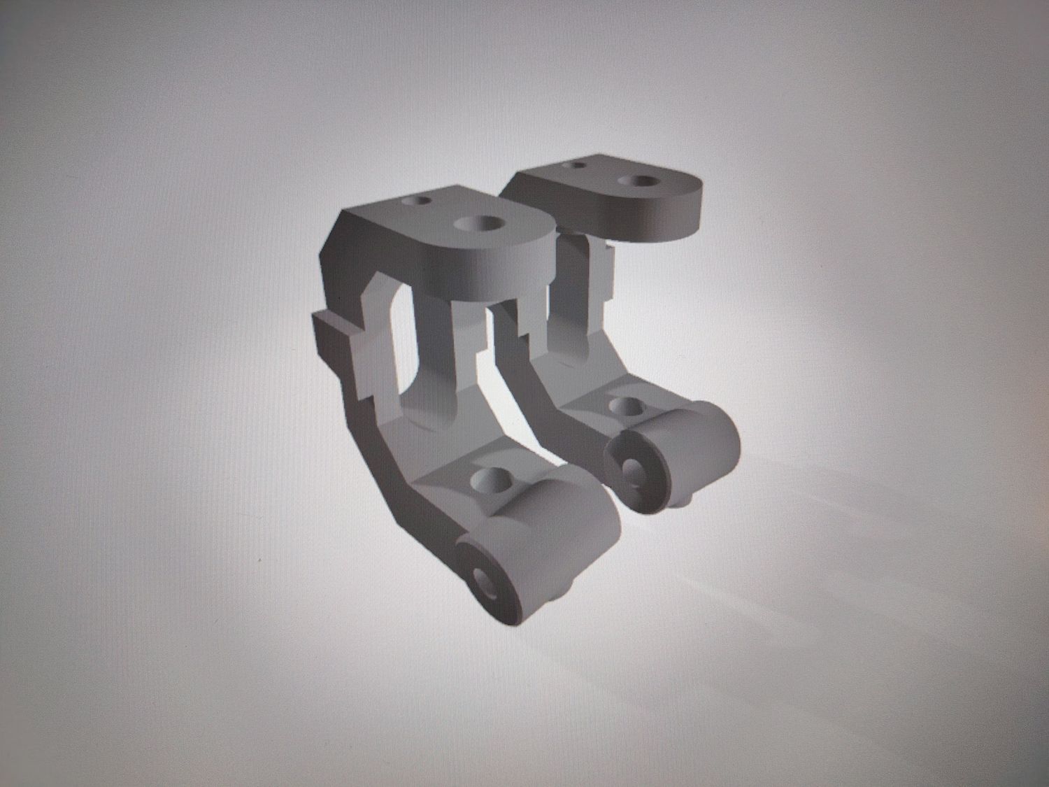 Kyosho Lazer front uprights, 7°
