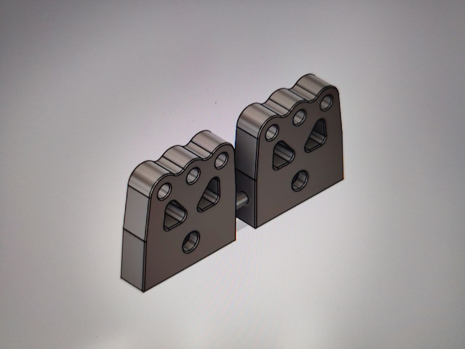 Tamiya Dyna Blaster rear arm shock mounts Tamiya Dyna Blaster rear arm shock mounts