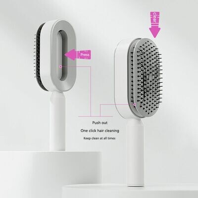Upgraded Press-type Cleaning Design Air-cushion Comb Ladies Long Hair Special Airbag Massage Comb Household Hairbrush Comb