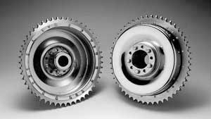 Chrome Brake Drum with Sproket 1936-57