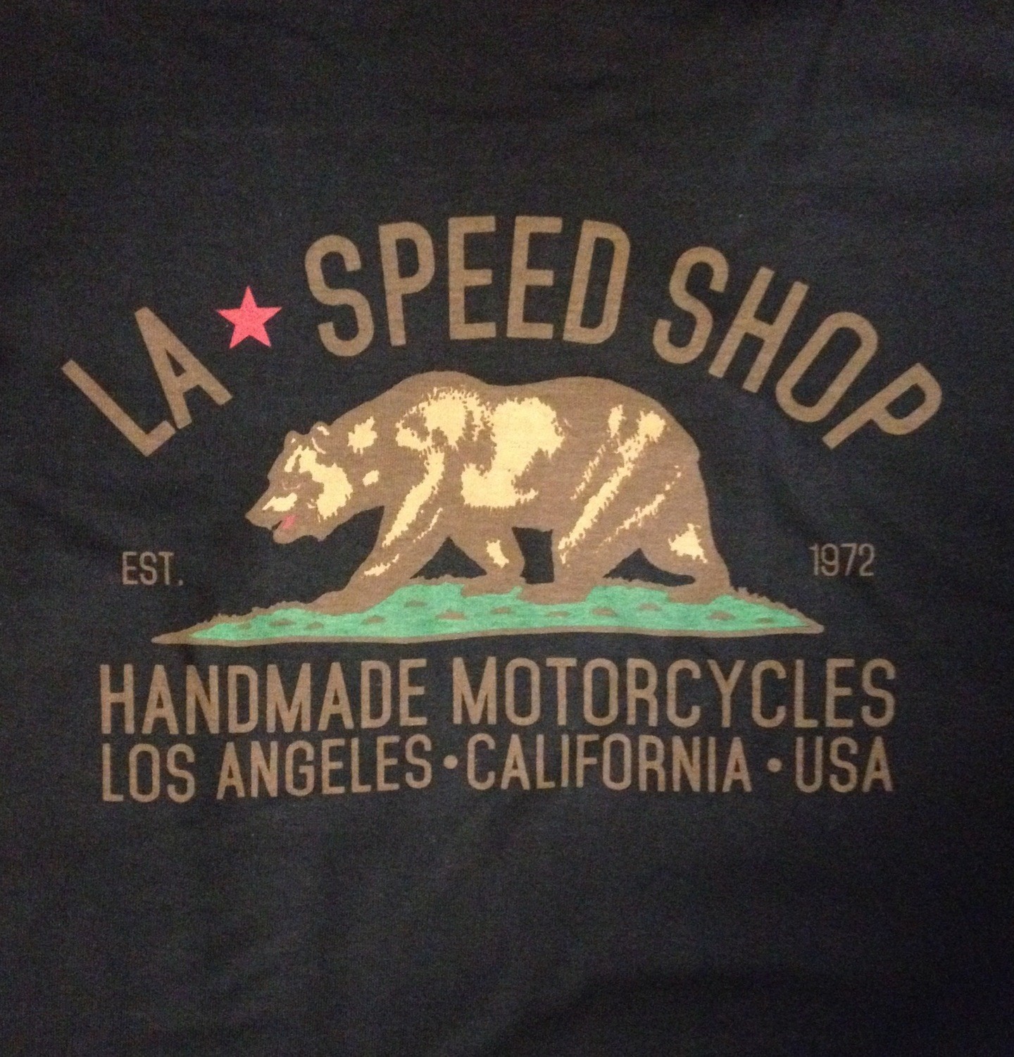 L.A.S.S. BLACK CALI FLAG TEE