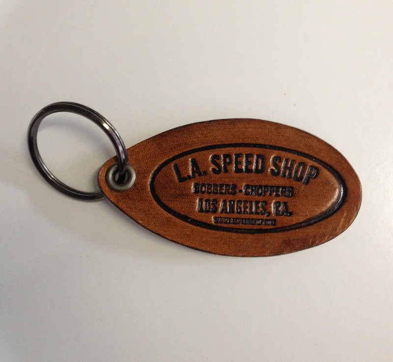 L.A.S.S. LEATHER KEYCHAIN