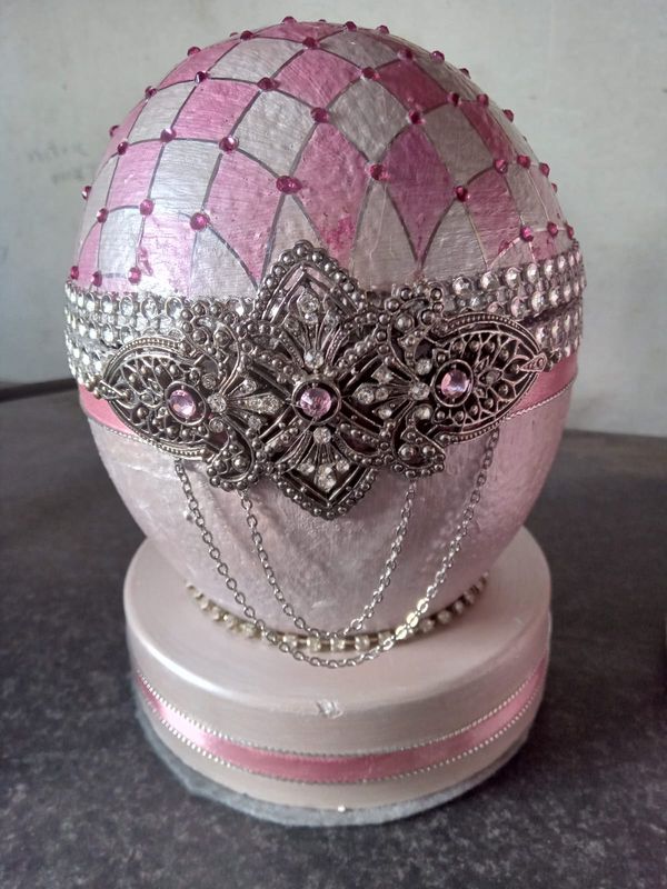 Custom Ostrich Egg Trinket Boxes