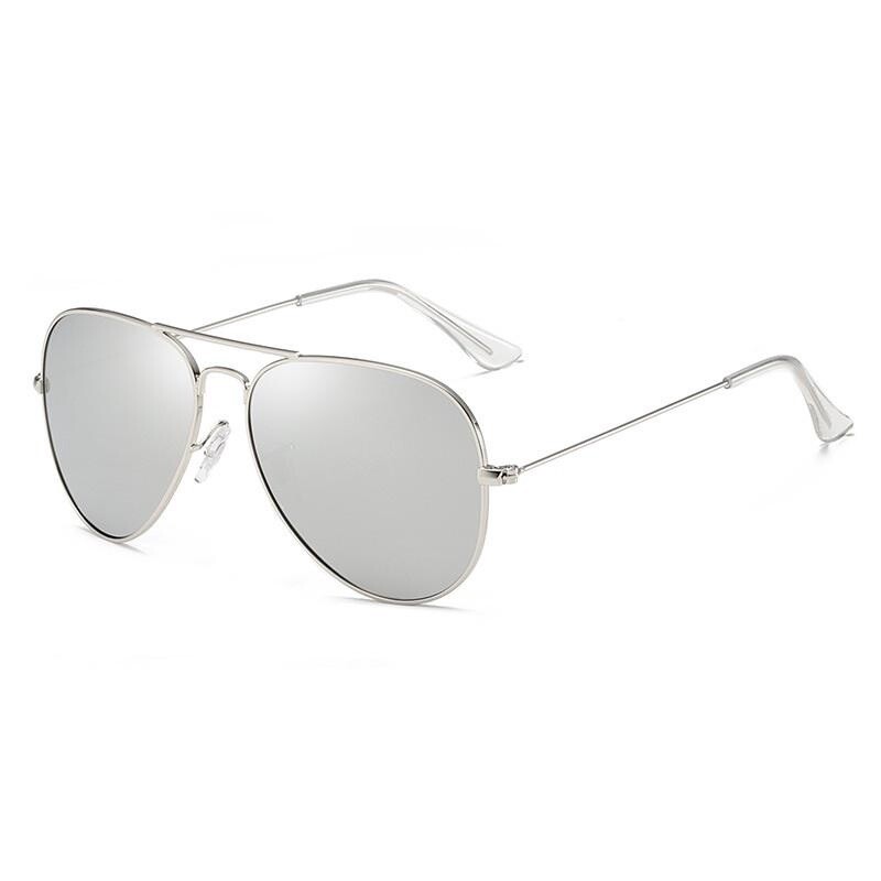 Kian Aviator Sunglasses, Color: Gray &amp; Silver