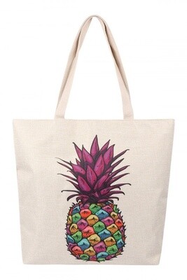 Pineapple Canvas Tote Bag