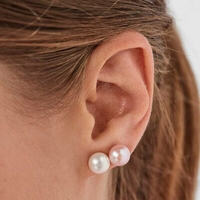 12-PC Pearl Stud Earring Set