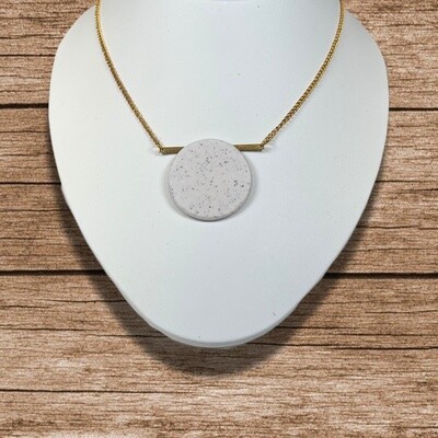 Contemporary Circle Bar Necklace