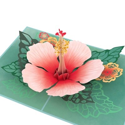 Hibiscus Bloom Pop-Up Card LP2422