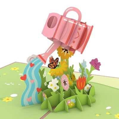Watering Can Pop-Up Card LP2021