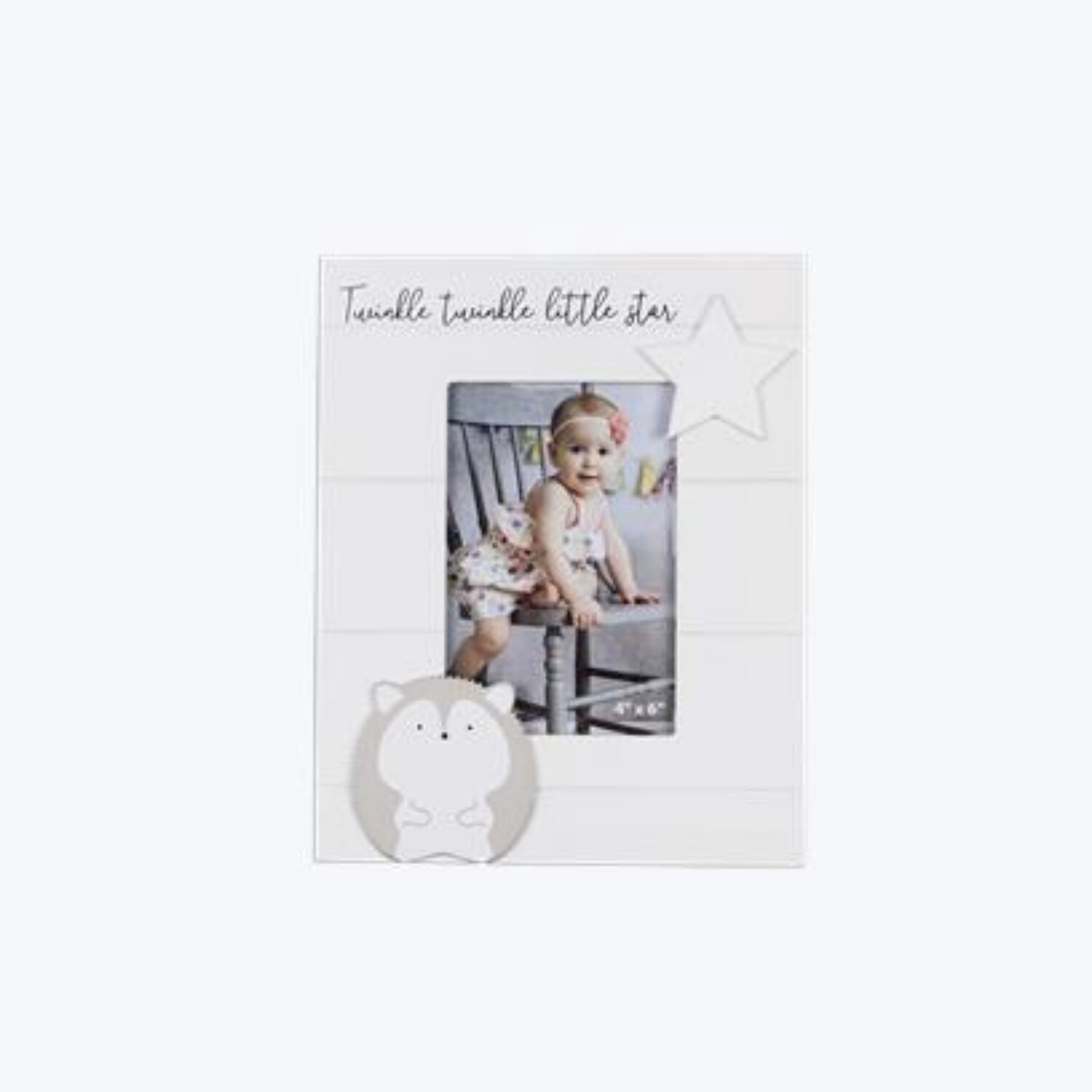 Wood Baby & Love 4x6 Picture Frame