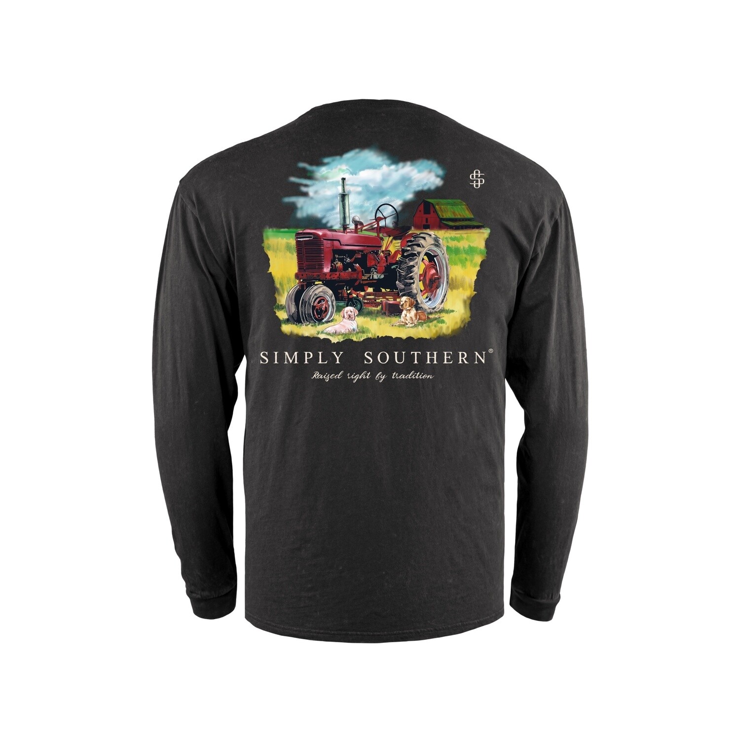 Youth Boys LS Shirt - Tractor