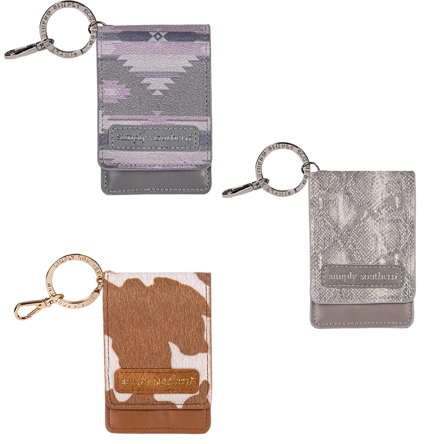 Leather Keychain ID Flap