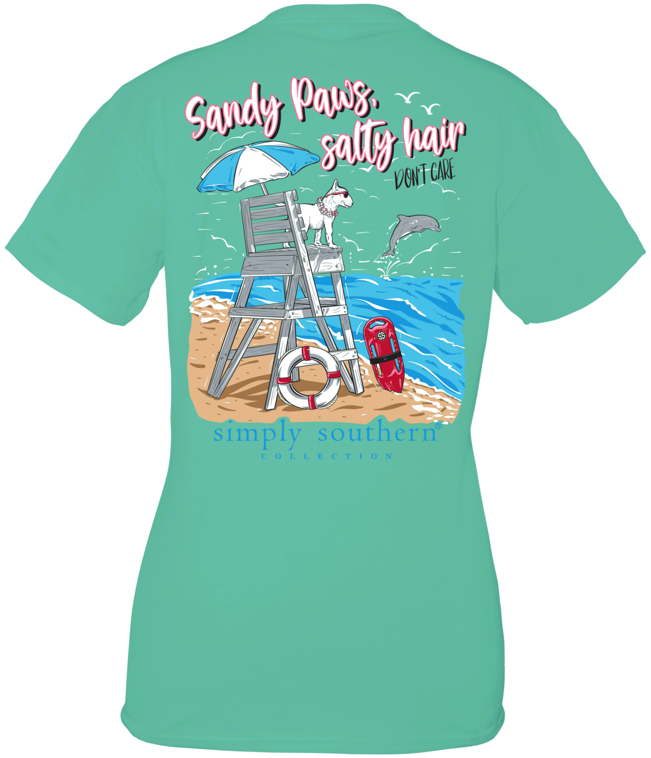Women's SS Shirt - Sandy Paws