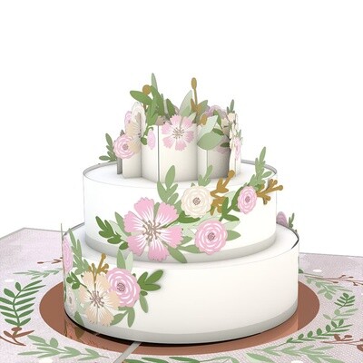 Wedding Cake Pop-Up Card LP2118