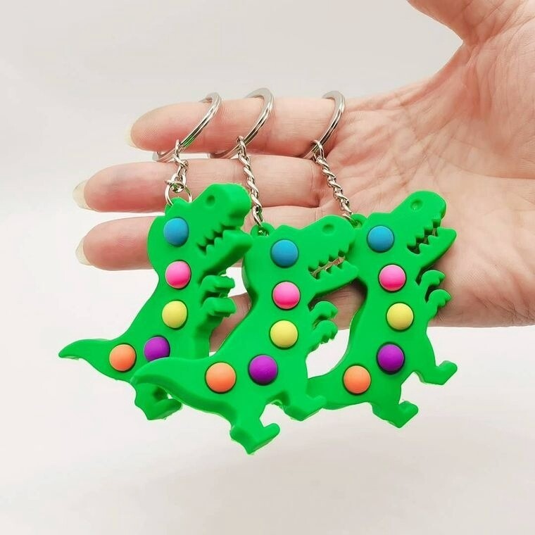 Dinosaur Popper Keychain