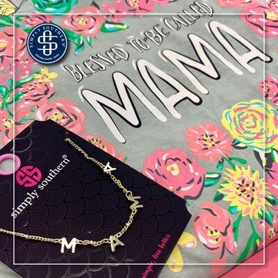 Delicate Word Necklace - MAMA