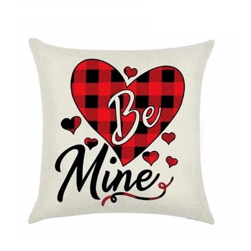 Valentine's Burlap Pillow