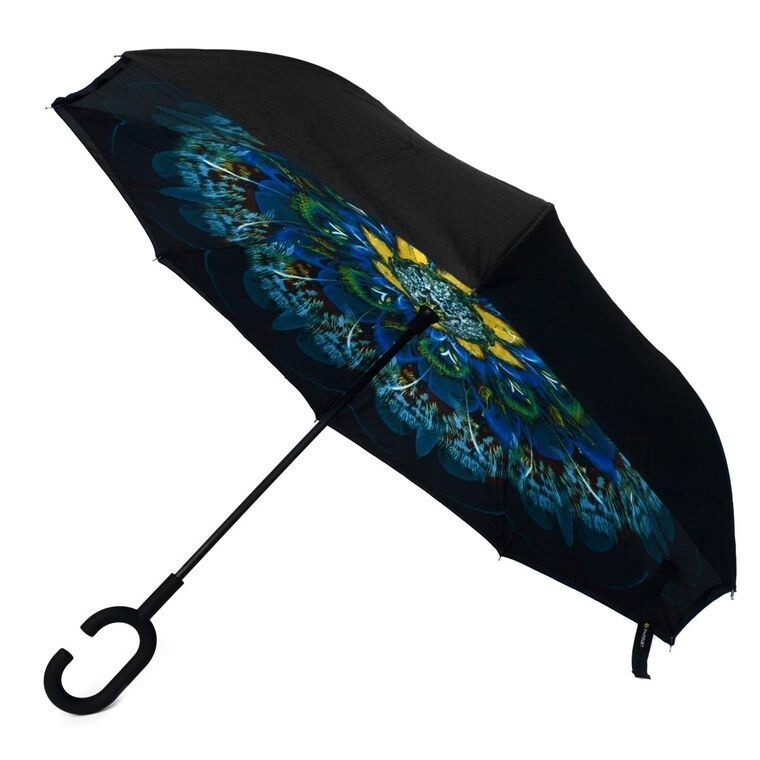 Smart-Brella Umbrella - Peacock Feathers
