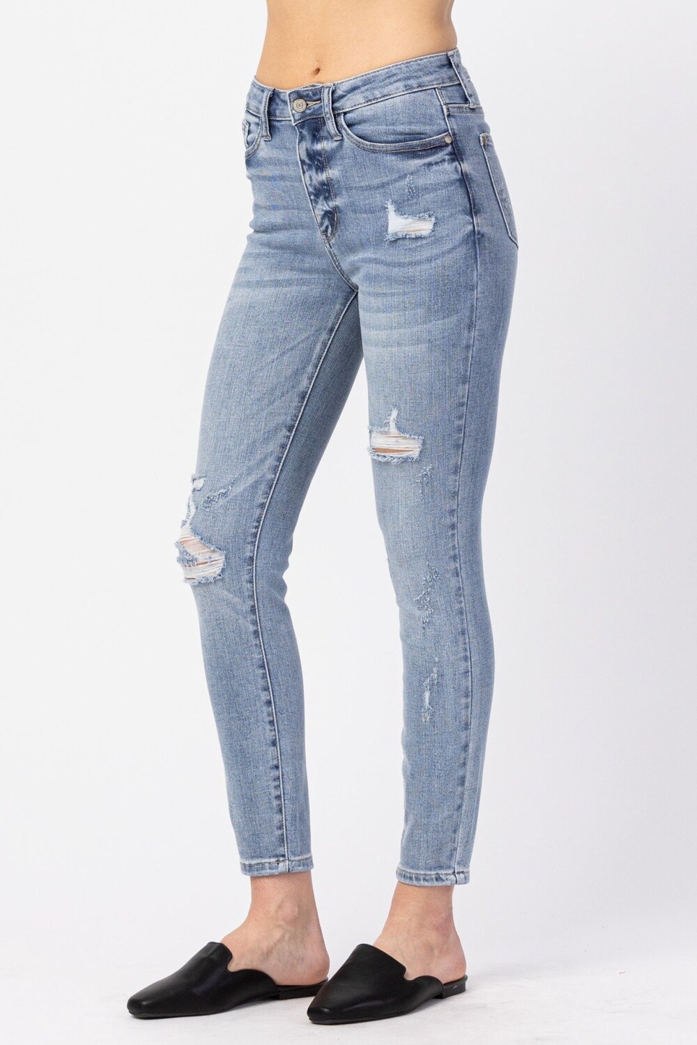 Women's Distressed Skinny Jeans #82330