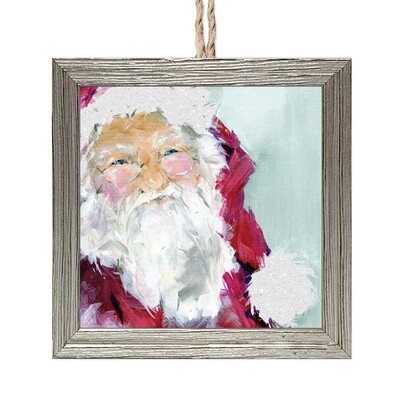 Holiday Santa Claus by Susan Pepe Embellished Ornament