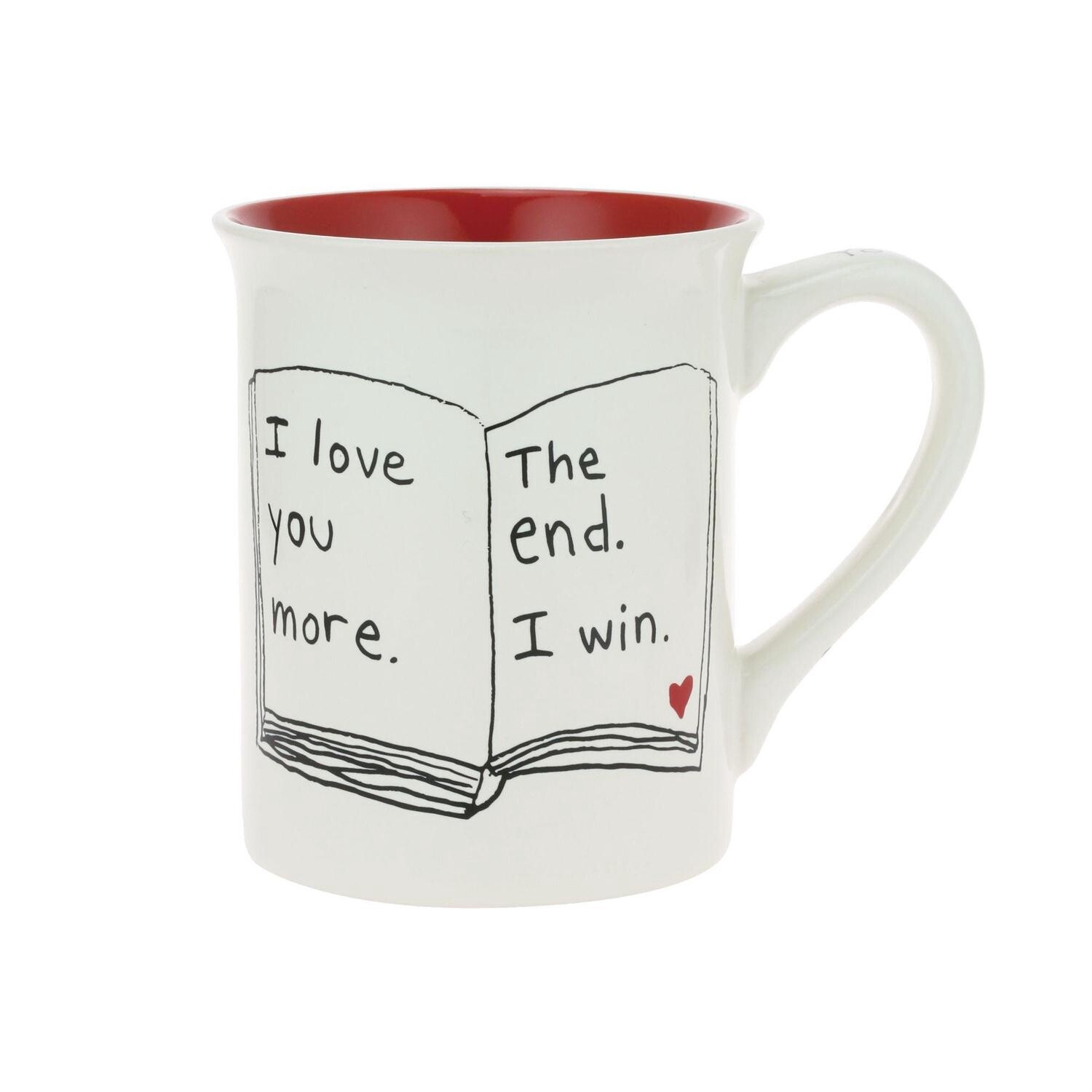 Love You, I Win Story Mug