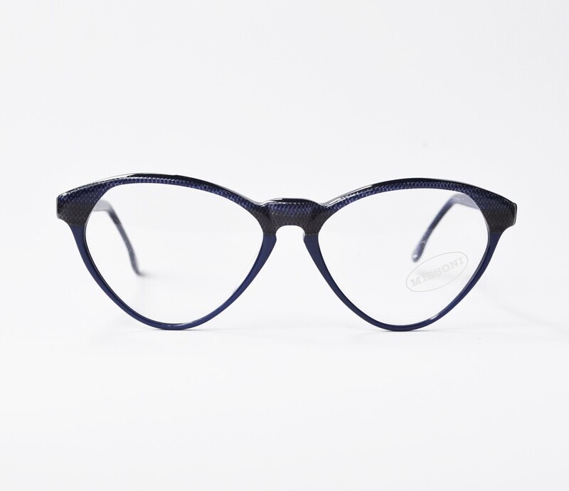 MISSONI VINTAGE texture blu