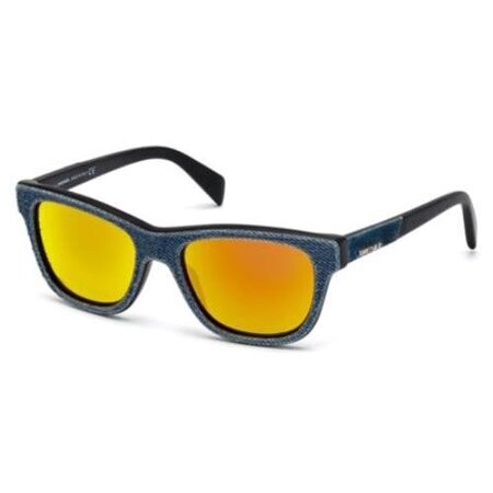 Occhiale da Sole Diesel dl0111-90u denim lente specchiata arancio