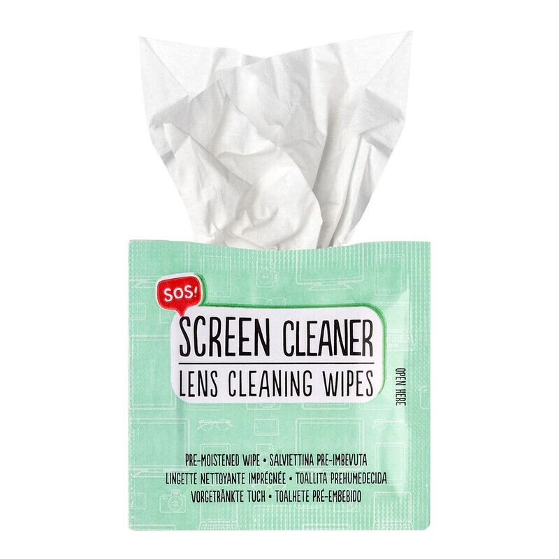 Salviette per pulizia schermi e occhiali